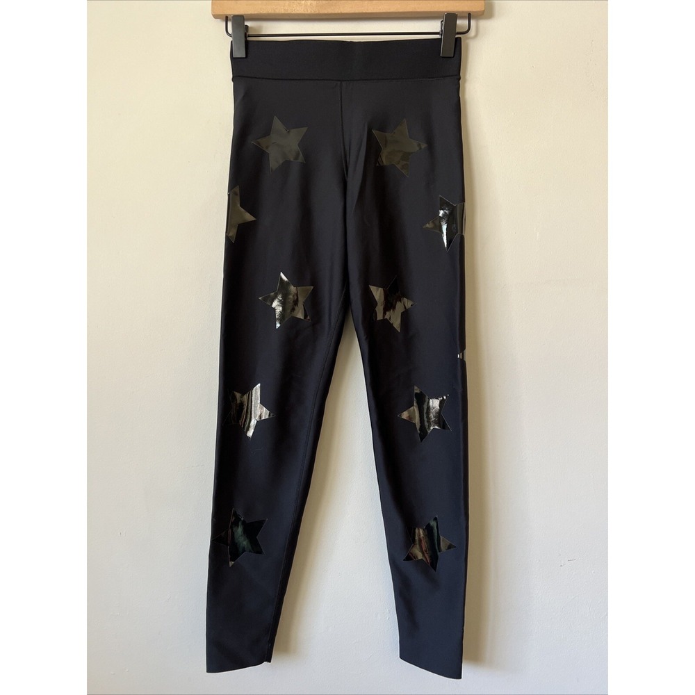 Ultracor Lux Essentials Star Knockout Black Leggings Size Small S